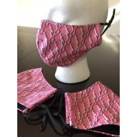 Brand new Soft Pink Facemask 3 layer w/ Fabric Filter.