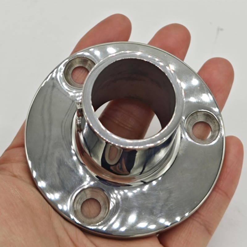 Douzime 90 Degree Boat Deck Handrail Rail Fitting Round Base