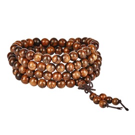 anzhongli Mala Beads Bracelet 108 6mm Prayer Beads Meditation Beads Elastic