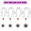 (Large 3.8cm ,20PCS) - Hot Curler Clips Replacement Hot Roller