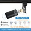 Hiiglxii Plug in Track Lighting with Power Cord, 3-Light GU10