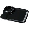 J-kitchens 871176 Serving Plate, Standing Party Plate, Black, 8.3 inches