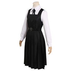 Wolancy Cosplay Costume School Outfit Uniform Dress Shirt Cape Jacket Skirt Suit Set Mitaka Asa M
