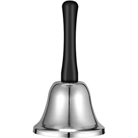 Hand Bell Table Bell Silver for Kitchen Reception Hotel Restaurant Events