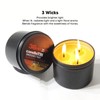 Emergency Candle 36 Hour 3 Wick Long Lasting Beeswax Survival
