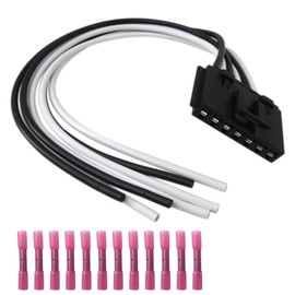 7-Wire Blower Motor Harness/Pigtail Repair Kit for G-MC P3500 1995Replaces for G-M Part# 15862656, 973-300, S-916, PS14, 2502-301309, 57-5218, 1P1437 by Icelily