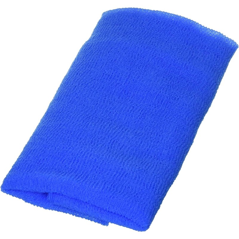 Toalla de baño exfoliante japonesa OHE Cure Series Azul 120