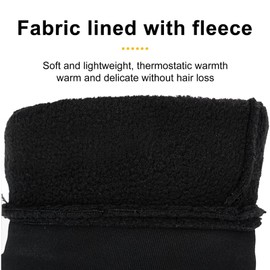 INBIKE Winter Gloves for Men Women Touch Screen Cold Weather Thermal Warm Anti-Slip Black Gloves for Driving Hiking