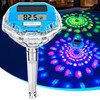 Pircaath 2025 Upgrade Digital Pool Thermometer Floating Easy Read, Solar