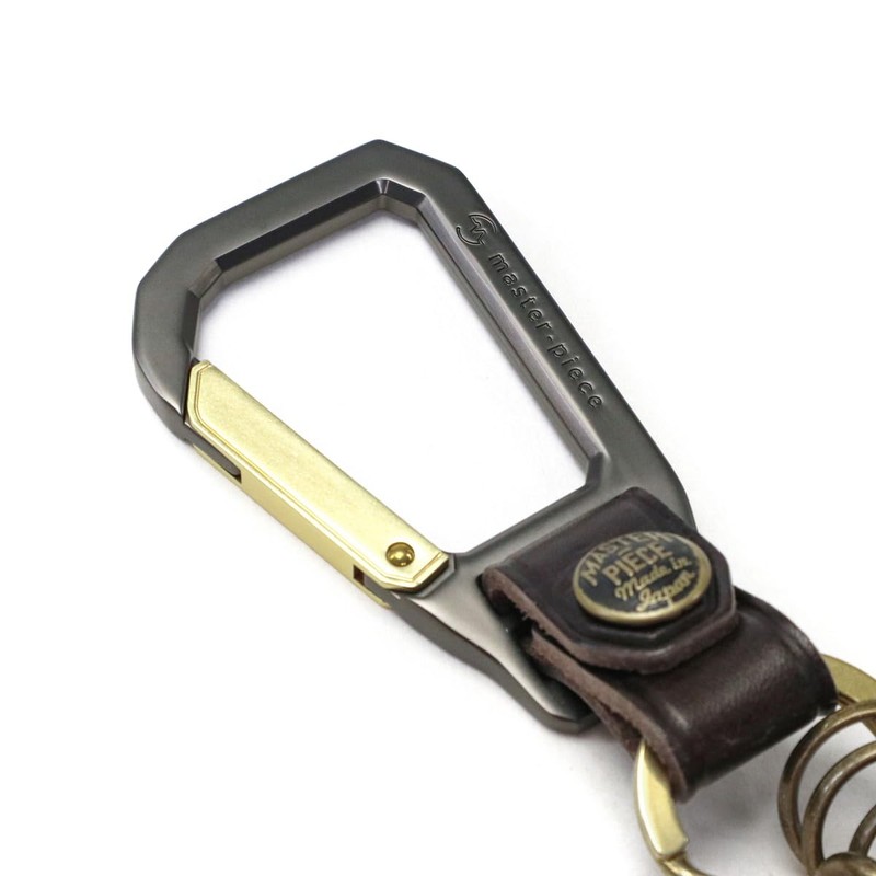 Masterpiece Carabiner Men's Key Chain, navy