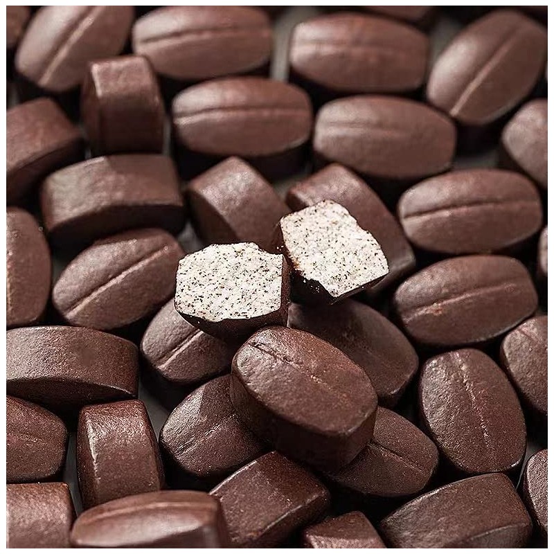Coffee Bean Shaped Candy by ZZLEEZYO, 200 Count Hard Candies,