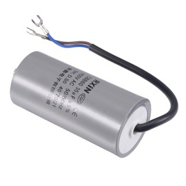 BOXONLY CBB60 35uf Run Capacitor 450V AC 40/70/21 ±5% 50/60Hz Cylinder 96x45mm 2 Wires with Terminal,M8 Fixing Stud for Air Compressor Water Pump Motor