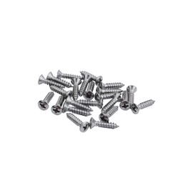 100 Pack Stainless steel Pickguard Mounting Screws - Electric Guitar Bass Cover Plate Pickup Guard Mount Backplate Screws for ST TL LP SG Accessories Luthier Projects