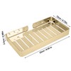 Wall Mount Stainless Steel Soap Holder Drain Rack Shelf for