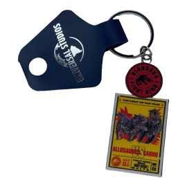 Universal Studios Jurassic World Malta Fight Night Poster Keychain