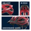 ABUS Aduro 3.0 LED Bicycle Helmet - Sporty City Helmet