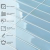 Peel and Stick Backsplash Tiles, 12" × 12" Powder Blue