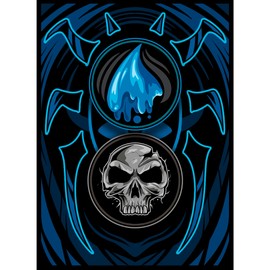 (Blue Black) - 100ct Matte TCG/MTG Card Art Sleeves by Ai Armor