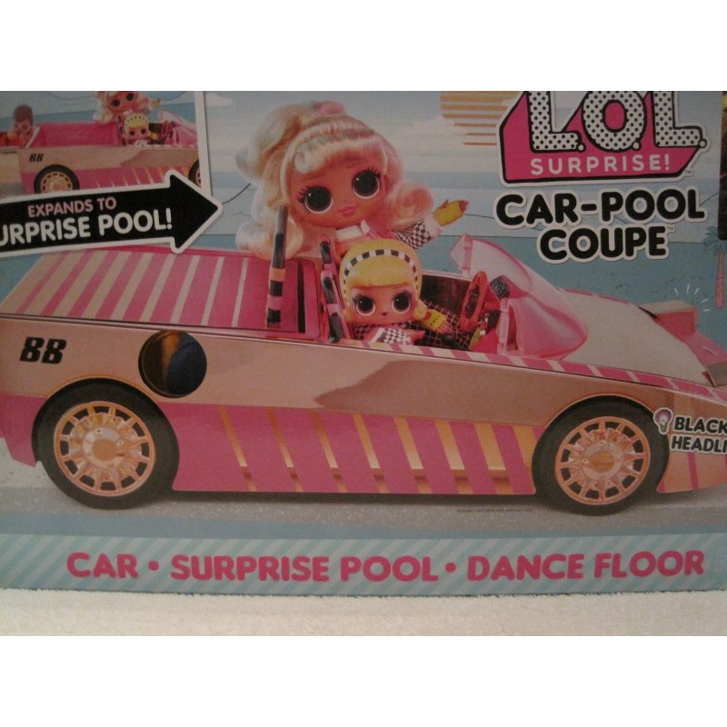 MGA L.O.L. Surprise! L.O.L. SURPRISE CAR-POOL COUPE WITH EXCLUSIVE DOLL,