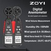 ZOYI ZT-FS1 Digital Anemometer - Accurate Wind Speed & Temperature