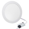Recessed LED Ceiling Panel Light Round 20w Cool White 6500k