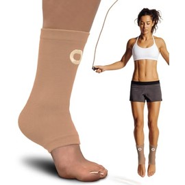 Ankle Compression Sleeve for Women & Men (Pair) – Ankle Brace for Sprain, Swelling, Achilles Tendon – Ankle Support Open Toe Plantar Fasciitis Socks for Foot Arch Support & Pain Relief