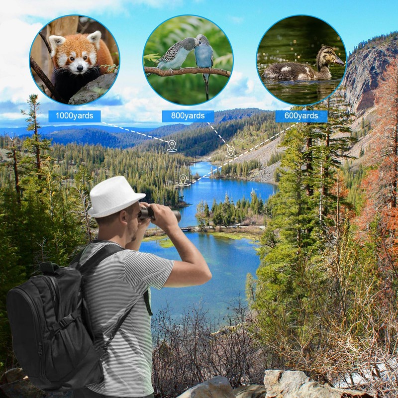 Monocular 12x56 High Power Monocular Telescope for Adults with Smartphone