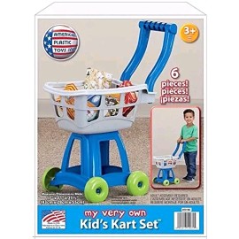 American Plastic Toys My Very Own Kid's Shopping Cart Set