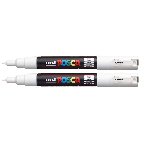 uni-ball POSCA (186701) Extra Fine Bullet Tip Marker (Pack of