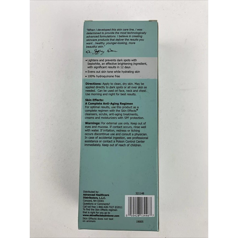 Skin Effects Dr. Jeffrey Dover Advanced Brightening Complex For Dark