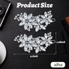 2 Pieces Rhinestone Hair Clips for Women | Wedding Hair