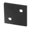 5Pcs Profile End Caps Double Slots Aluminum Alloy Cover Plate
