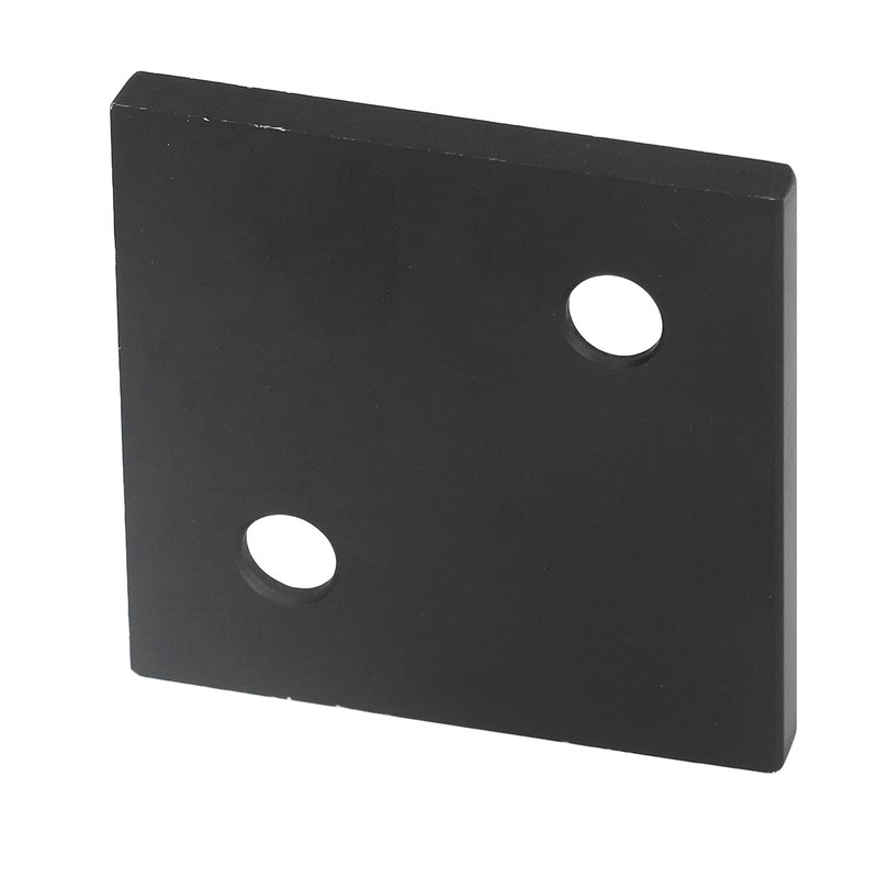 5Pcs Profile End Caps Double Slots Aluminum Alloy Cover Plate