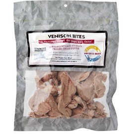 Fresh Is Best - Freeze Dried Healthy Raw Meat Treats for Dogs & Cats - Venison Bites