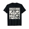 Vintage Distressed Oldometer 48-49- 49th Birthday Gift Idea T-Shirt