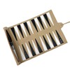 Apherin Rolling Travel Backgammon Chess Lady 3 in 1 -