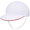 UV Protection, Boys and Boys, Red and White Hat, Red