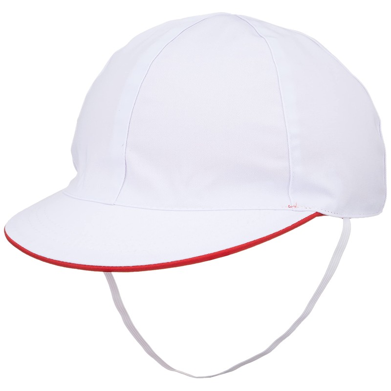 UV Protection, Boys and Boys, Red and White Hat, Red