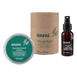 Immi Kit Desodorante Axilas, Pies, Cuerpo