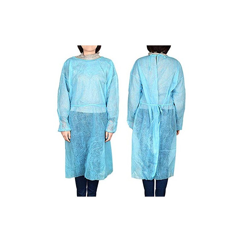 Protective Lightweight AAMI Level 1 Isolation Gown | Non-Woven and