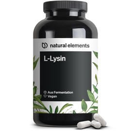 L-Lysine, from Vegetable Fermentation, Laboratory Tested, Without Unwanted Additives, High Dosage, Vegan and Made in Germany