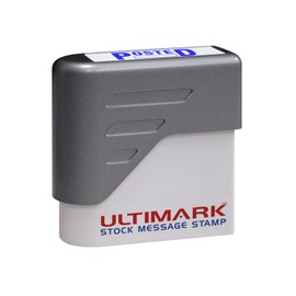 Trodat Office Stamp Business Stamp, Blue (Ultimark Stock Office Stamp - Posted)