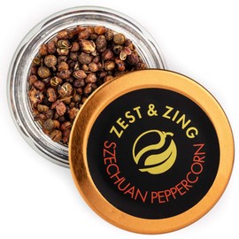 Szechuan Pepper (Whole) 12g Spice Jar - Premium Spices by ZEST & ZING. Fresher, Convenient, Stackable Spice Jars.