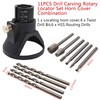 MACHSWON 11 PCS Rotary Multi Purpose Tool Cutting Guide Router