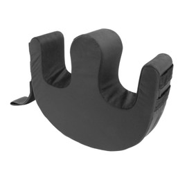 Bedridden Patient Turning Device Multi Functional U Shaped Turnover Pad with Bandaged Flannelette Comfortable Patient Turning Pillow for Elderly (Grey)