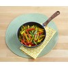 IMUSA USA Woodlook 8" Black Stone Fry Pan Handle and