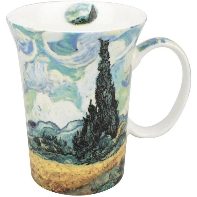 McIntosh Trading Van Gogh Mugs Set of 4 Fine China