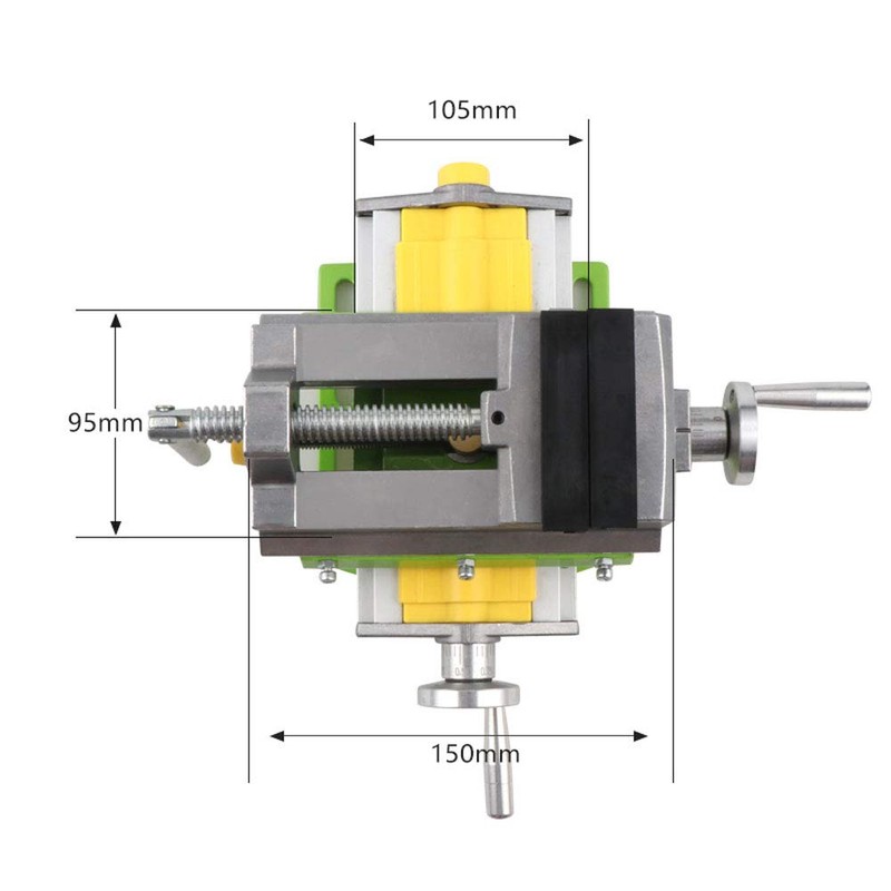 3" Cross Slide Drill Press Vise 2 Way X- Y