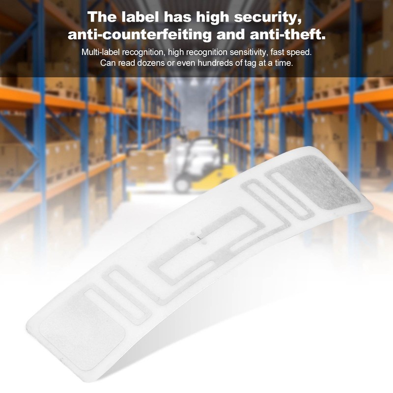 100pcs UHF RFID Labels 860‑960MHz UR108 Chip Reusable Electronic Tag