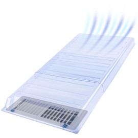 Eureka Air Under Furniture Magnetic Vent Extender, 1.5mm Thick Heavy Duty Premium Material, Fits Floor Registers 10" and 12" Wide, Adjusts from 17" to 33" Long (1-Pack)